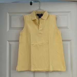 RALPH LAUREN POLO SPORT WOMENS SLEEVELESS POLO TOP